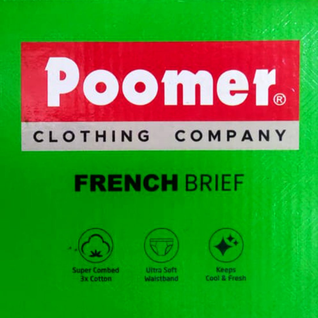 Poomer® Mens French Brief ( Pack of 5 ) 5 (1)
