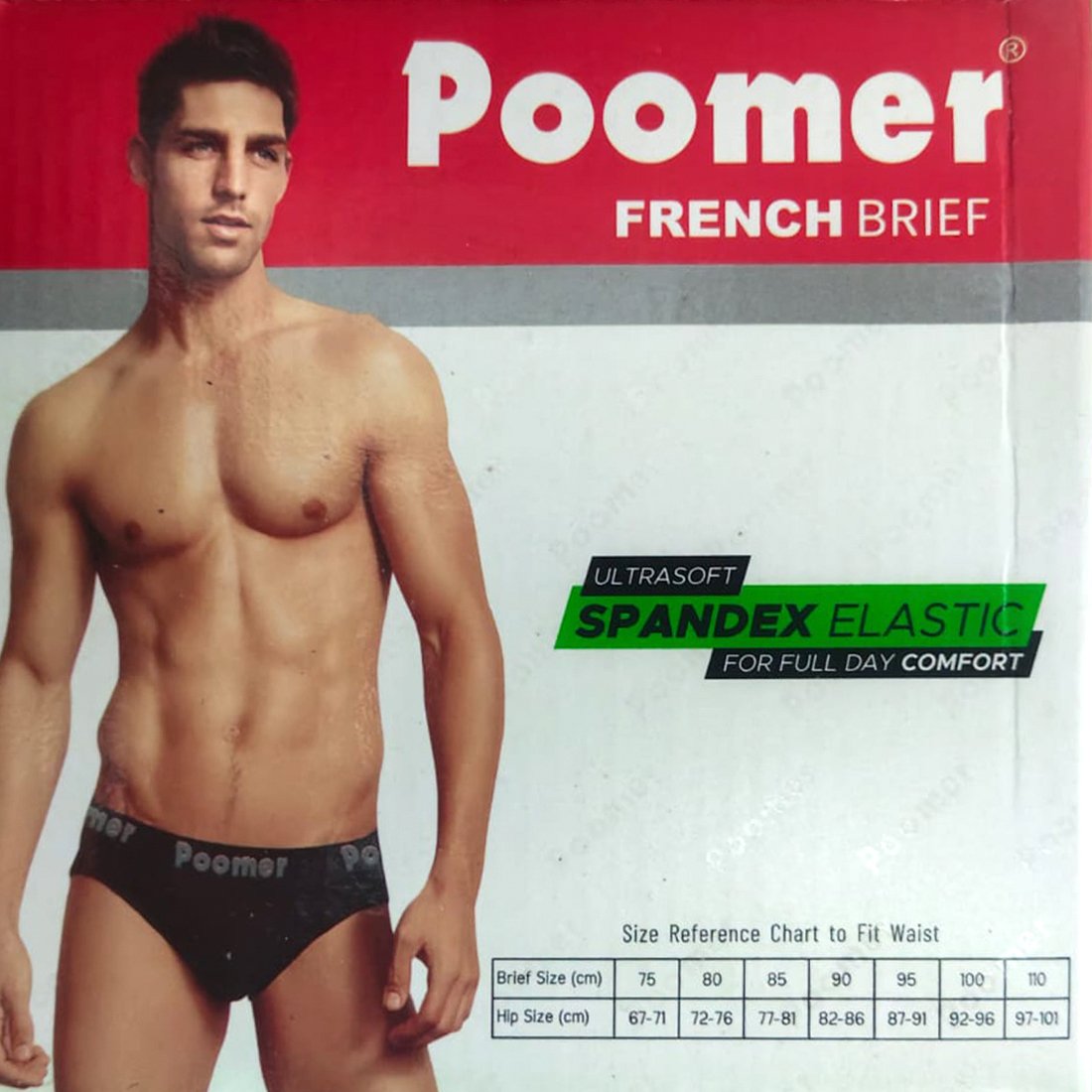 Poomer® Mens French Brief ( Pack of 5 ) 5 (5)